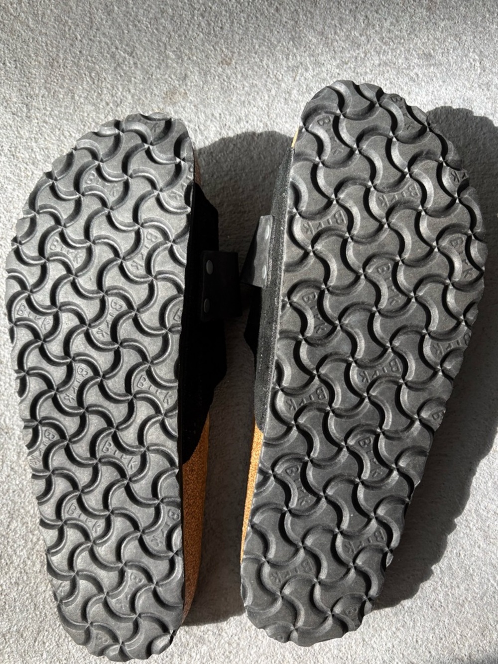 Birkenstock Oita black 2 strap suede sandals size 8/39🔥 EUC - Picture 8 of 14